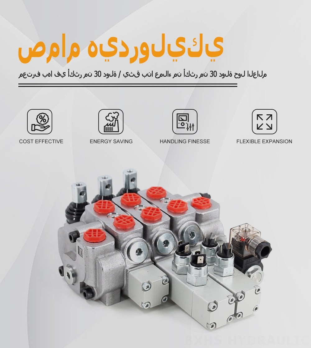 مُفتاح دقيق SD6 يدوي صمام 3 صمام اتجاهي قطاع